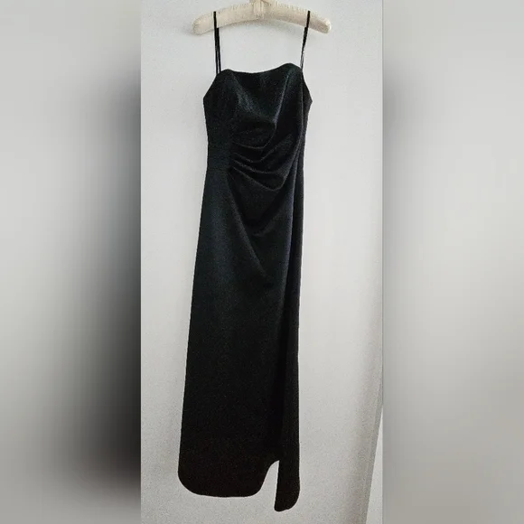 ABS Allen Schwartz | Dresses | Vintage Abs Evening By Allen Schwartz  Strapless Black Evening Gown Size 8 Euc | Poshmark
